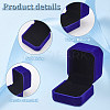 Square Velvet Ring Boxes LS-VBOX-WH0002-01D-4