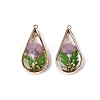Epoxy Resin Pendants KK-Q082-01KCG-2