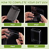 Transparent PVC Box CON-WH0084-97B-4