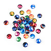 60Pcs 15 Style Glass Cabochons GLAA-TA0001-76-11