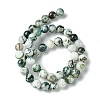 Natural Tree Agate Beads Strands G-K194-8mm-02-4