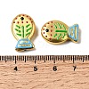 Baking Paint Glass Enamel Beads GLAA-B035-01B-4