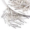 Electroplate Glass Bugle Beads SEED-S043-02B-02-1