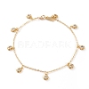 Brass Charms Bracelet & Necklace & Anklets Jewelry Sets SJEW-JS01168-6