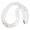 Natural Quartz Crystal Hexagon Prism Graduated Beaded Necklaces for Women Men NJEW-K388-03A-1