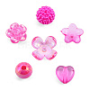 Opaque & Transparent Acrylic Beads MACR-T045-01G-2