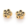 Tibetan Style Alloy 3D Flower Beads LS-GLF0476Y-2