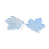 Baking Paint Transparent Glass Pendants DGLA-N014-11A-01-2