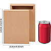 Kraft Paper Folding Box CON-WH0010-01K-C-7