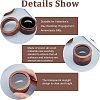 Walnut Wooden Engagement Ring Boxes CON-WH0072-87-4