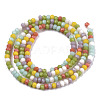 Opaque Glass Beads Strands GLAA-N041-005A-01-2