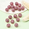 Polymer Clay Rhinestone Beads RB-H284-8MM-209-4