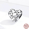 925 Sterling Silver Euorpean Beads STER-FF0012-02AS-1