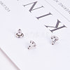 925 Sterling Silver Ear Nuts STER-BC0001-35P-6