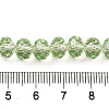 Transparent Baking Paint Glass Beads Strands DGLA-A034-T8mm-D11-4