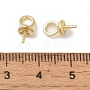 Brass Bead Cap Bails KK-G499-09A-G-3