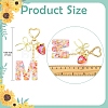 Alloy & Resin Pendant Decorations HJEW-YW00401-03-3