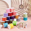 20 Rolls 20 Colors Waxed Polyester Cords YC-PH0002-45-5