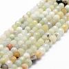 Natural Flower Amazonite Beads Strands G-D840-24-4mm-1