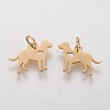 304 Stainless Steel Puppy Pendants LS-STAS-Q201-T464G-2