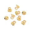 SHEGRACE Brass Bead Cap Bails XGRQ1U928-376G-2