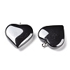 Non-magnetic Synthetic Hematite Pendants X-G-K225-09B-2
