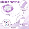 8Rolls 4 Colors Single Face Satin Ribbon OCOR-FS0001-10E-2