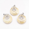 Shell Pendants KK-F751-G-2