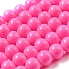 Painted Glass Bead Strands DGLA-S071-8mm-B8-1