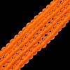 Transparent Glass Beads Strands X-EGLA-A034-T6mm-MD25-2