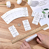 240Pcs Floral Print Paper Care Instructions Cards AJEW-FG0005-62F-3