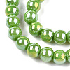 Electroplate Opaque Glass Beads Strands GLAA-T032-P4mm-AB06-2