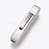304 Stainless Steel Bayonet Clasps STAS-O114-046MP-A-2
