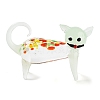 3D Cat Handmade Lampwork Display Decoration DJEW-C012-04-1