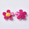 Opaque Acrylic Beads X-SACR-N007-C-02-2