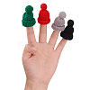 Handmade Wool Woven Hat Decoration AJEW-NB0001-16-4