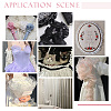 Mermaid Color Polyester Pleated Lace Trim Ribbon DIY-WH0401-58A-5