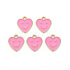 Alloy Enamel Charms X-ENAM-T016-12D-RS-1