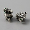Alloy European Beads ALRI-WH0008-21B-1