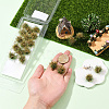 Resin Mini Grass Tufts AJEW-WH20120-10B-02-4