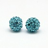 Polymer Clay Rhinestone Beads RB-A053-6mm-03-1