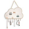 Iron Grid Shape Wall Mount Earring Display ODIS-P010-01G-3