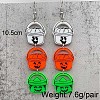 Halloween Acrylic Dangle Earrings FS-WG50B17-02-1