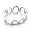 Non-Tarnish 304 Stainless Steel Charms Cabochon Settings STAS-Y001-11P-4