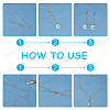 SUNNYCLUE DIY Star Link Chain Necklaces Kits DIY-SC0014-62G-4