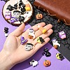 24Pcs 12 Styles Halloween Opaque Resin Pendants RESI-YW0004-84-5