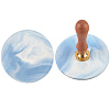 Marble Pattern Porcelain Wax Seal Mats AJEW-WH20007-82B-01-1