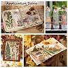 6Pcs Plant PET Adhesive Waterproof Stickers DIY-K074-01B-5