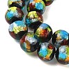 Handmade Foil Glass Beads LAMP-K039-37C-3