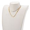 Brass Rolo Chains & Coffee Bean Chain Necklaces SJEW-JS01178-6